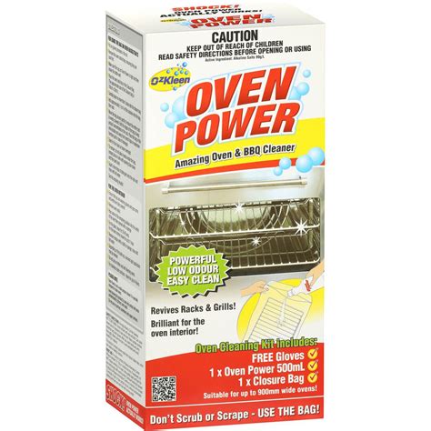 Ozkleen Oven Power Odourless Oven Cleaner Kit Each Woolworths