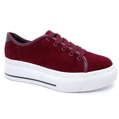 T Nis Feminino Casual Flatform Beira Rio Bord Submarino