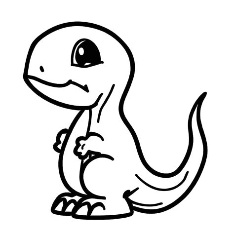 Desenhos de Dinossauro Bebê para Colorir