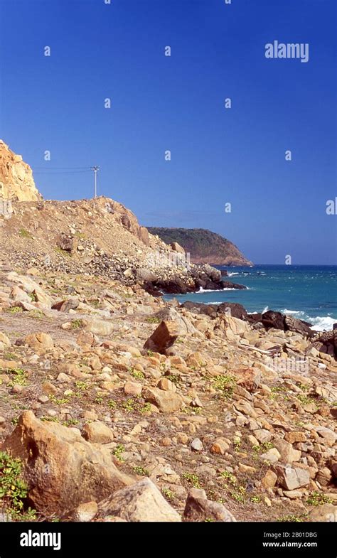 Vietnam The Rocky Coastline Of Con Son Island Con Dao National Park