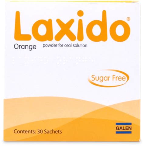 Laxido Orange Sugar Free Sachets 30 Pack Medino