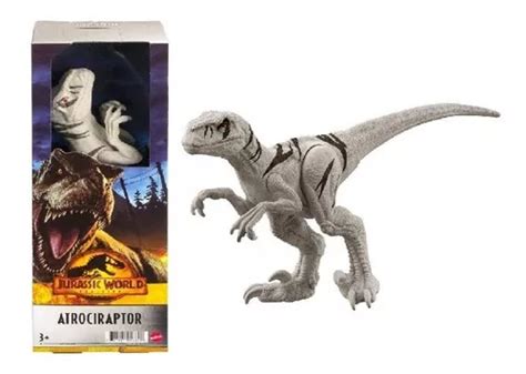 Boneco Jurassic World Atrociraptor Cinza 30cm Mattel Parcelamento Sem Juros