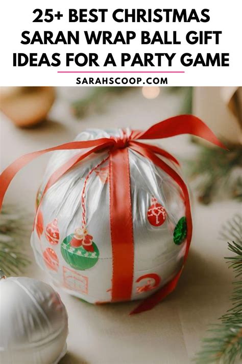 25 Best Christmas Saran Wrap Ball T Ideas For A Party Game