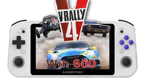 V Rally Test Gameplay Anbernic Win Amd Vega Youtube