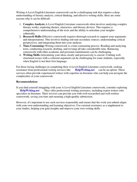 A Level English Literature Coursework Tips Pdf A Dolls House