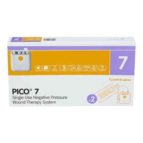 Smith Nephew Pico Negative Pressure Wound Therapy Kit Two Dressing