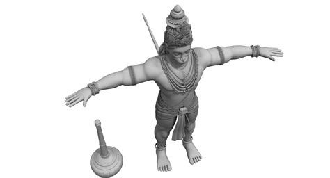 Hanuman 3d Model 111 Ma Fbx Free3d