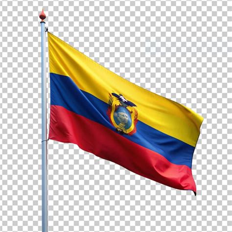 Premium Psd Flag Of Ecuador Png