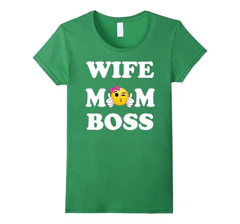 Emoji Mothers Day Shirt Wife Mom Boss From Husband Or Son 4lvs