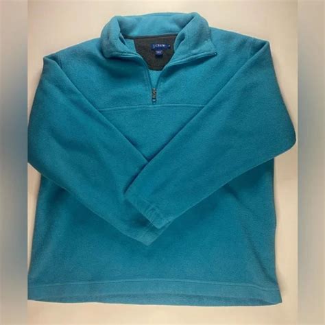 J Crew Outdoor Womans Sweater Blue Zip Up Hoodie Depop