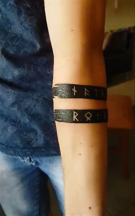 Tattoo Tatuaje Runas Viking Brazalete Rune Vikingos Vikings Braceles