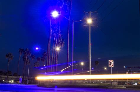 Purple Rays Why Some Long Beach Streetlights Emit A Psychedelic Hue