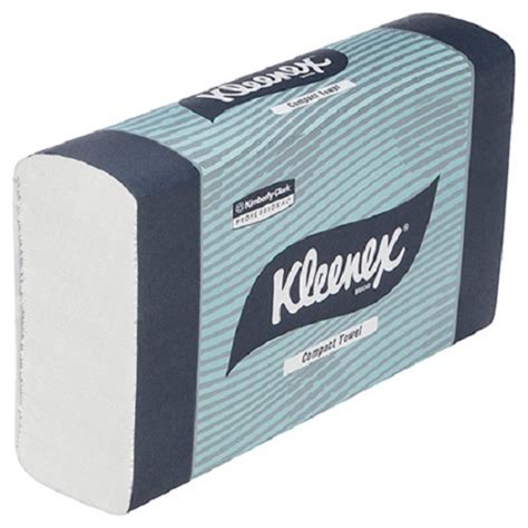 Kleenex Compact Paper Hand Towel White Case Of Packs X