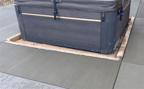Concrete Hot Tub Pad In Augusta Sam The Concrete Man Quality Since 1989