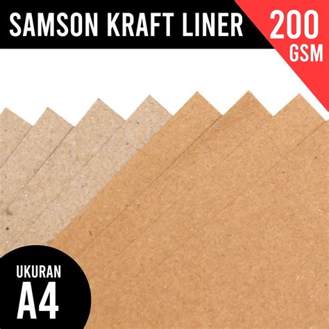 Jual Kertas Samson Kraft A4 Isi 50 Lembar Shopee Indonesia