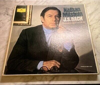 Nathan Milstein Bach Sonatas Partitas For Solo Violin Lp Box Set Nm