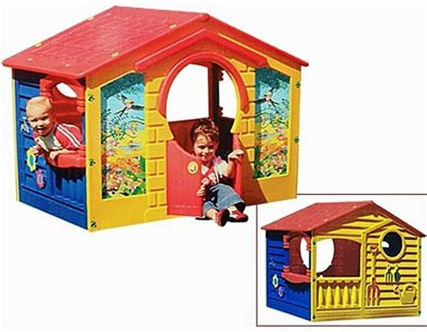 Детский игровой домик КОТТЕДЖ 560 из пластика, 130х110х115h см, фирма ...
