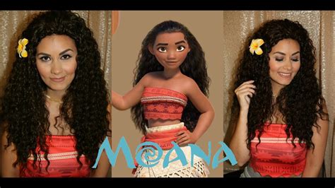 Disney MOANA Inspired Makeup Tutorial/Transformation - YouTube