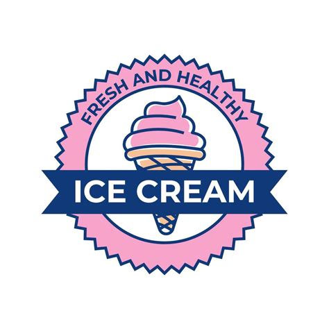 Ice Cream Logo Design Ice Cream Shop Logo Badges And Labels Gelateria