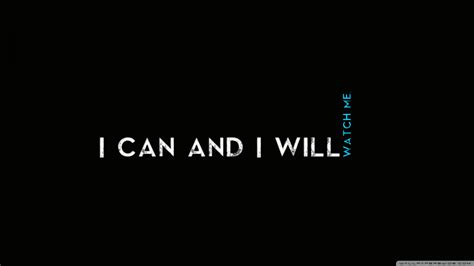 Quotes I CaN AnD I WiLl Ultra HD Desktop Background Wallpaper for 4K UHD TV : Widescreen ...