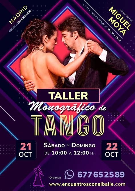 Taller Monogr Fico De Tango Encuentros Con El Baile