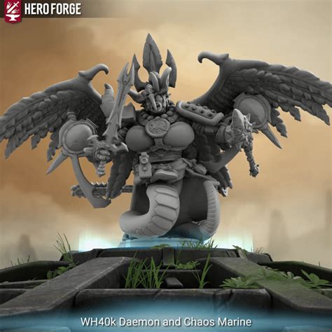 Daemon Possessed Chaos Space Marinedaemon And Chaos Space Marine Builds Rheroforgeminis