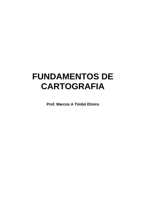 Pdf Fundamentos De Cartografia Dokumen Tips