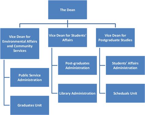 An Example Of The Organizational Structure For A Faculty Download