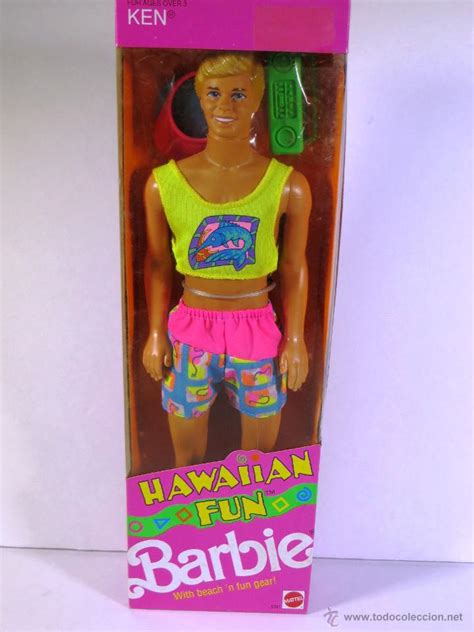 Muñeco Barbie Ken Hawaiian Fun 1990 Mattel [ Comprar Muñecas