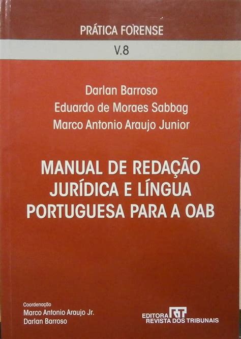 Manual De Redao Jurdica E Lngua Portuguesa Para A Oab Vol