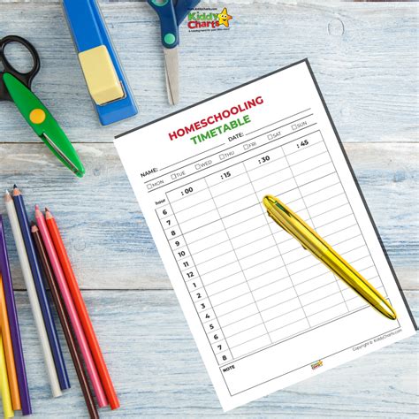 Free Homeschool Timetable Do You Really Need One