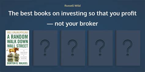 The Best Books On Investing So That You Profit Not Your Broker