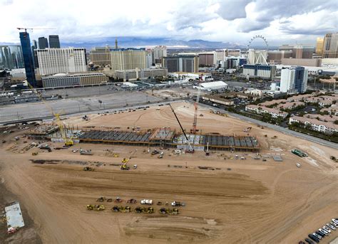 Las Vegas F Paddock Building Construction Moves Forward Formula