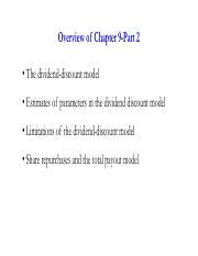 Principles Of Finance Chapter Part Pdf Overview Of Chapter