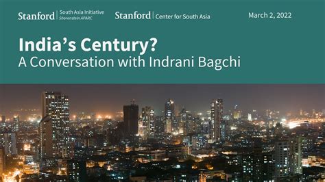 Indias Century A Conversation With Indrani Bagchi Youtube