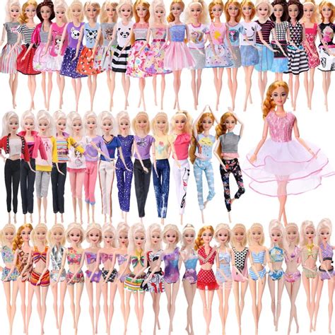 Pcs Barbies Clothes Daily Wear Sets Swimsuits Bikini Pcs Dresses Pcs Outfit For Barbies