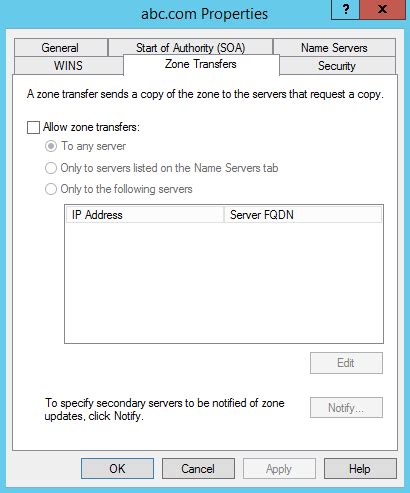 How to Configure Secondary DNS Server 2012