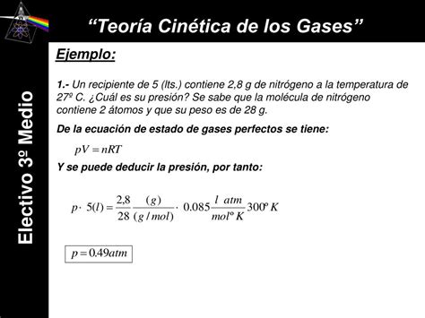 PPT Teoría Cinética de los Gases PowerPoint Presentation free