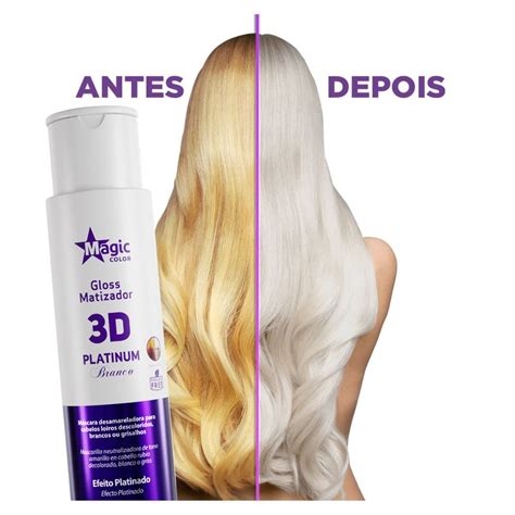 Matizador Magic Color 3d Platinum Branco Época Cosméticos Época Cosméticos