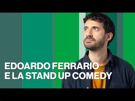 Edoardo Ferrario E La Stand Up Comedy Timeline Riviera