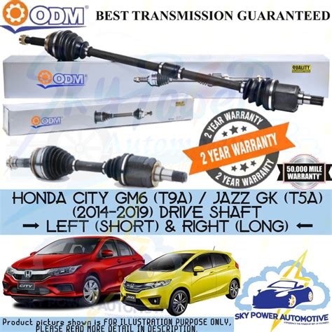 Honda City Gm6 T9a Jazz Gk5 T5a 2014 2019 Odm Cycar Drive