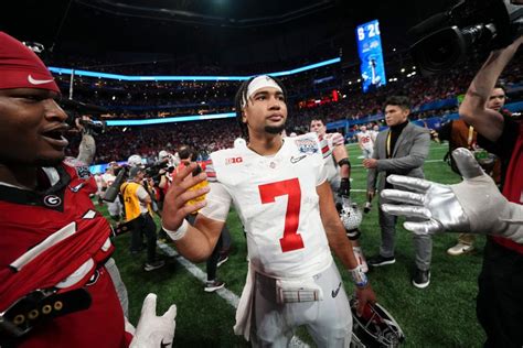 Qb C J Stroud Delivers Great Performance In Ohio State Football S Loss To Georgia Yahoo Sports