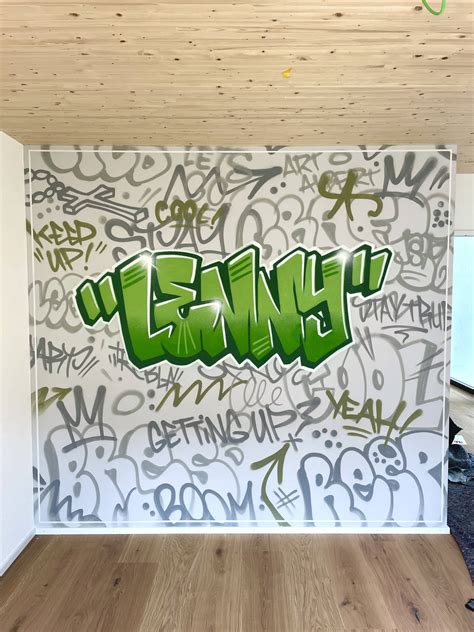 Wandgestaltung Kinderzimmer In Mels Artalbert Graffiti K Nstler