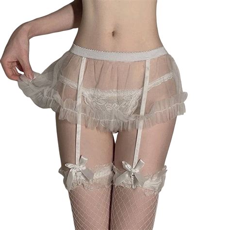 PMVFHDE Bridal Lingerie Women S Fun Underwear Women S Lace Mesh Printed