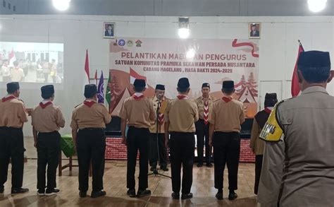 Mabi Dan Pinsako SPN Magelang 2024 2029 Dilantik Ketua Kwarcab