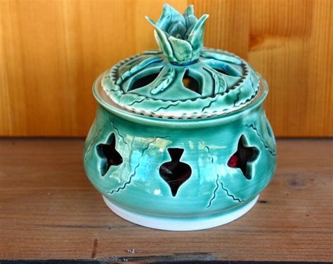 Potpourri Lidded Bowl - Etsy