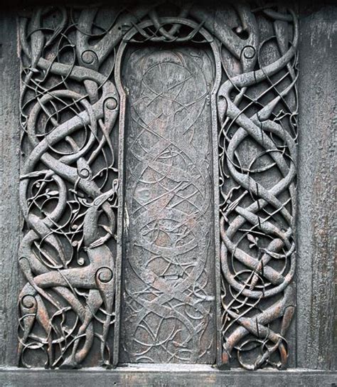 Urnes Stave Church C1100 Viking Art