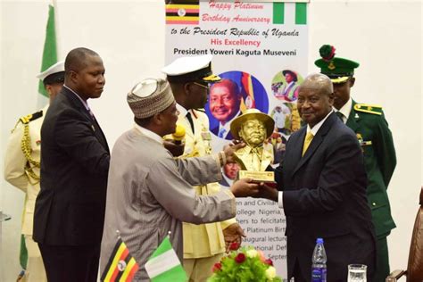 Museveni Treated To Surprise Birthday Fete In Nigeria Eagle Online