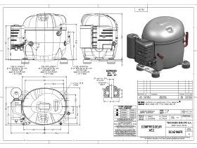 Tecumseh Compressor 1 3HP R134a MHBP AE4440Y FZ1A From Reece