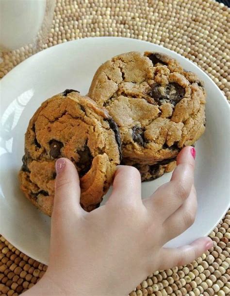 Giant Chocolate Chip Cookies Recipe Vegan In The Freezer